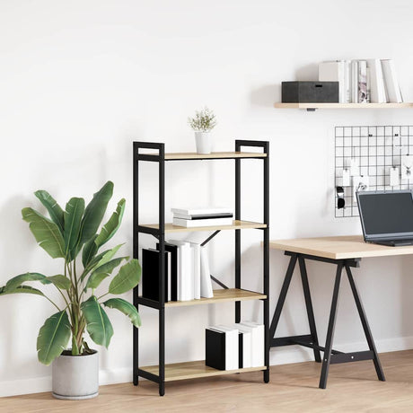 Vidaxl boekenkast 60 x 30 x 120 cm bewerkt hout sonoma eiken