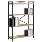 Vidaxl boekenkast 80 x 30 x 120 cm bewerkt hout sonoma eiken