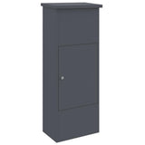 Vidaxl pakket inwerp box met slot antraciet 44,5 x 29 x 110,5 cm staal