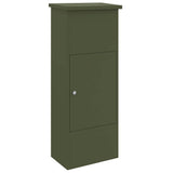 Vidaxl pakket inwerp box olijfgroen 44,5 x 29 x 110,5 cm staal