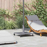 Vidaxl parasolvoet donkergrijze houtlook 45 x 45 x 31,5 cm