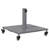 Vidaxl parasolvoet donkergrijze houtlook 45 x 45 x 31,5 cm