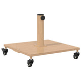 Vidaxl parasolvoet licht hout 45 x 45 x 31,5 cm