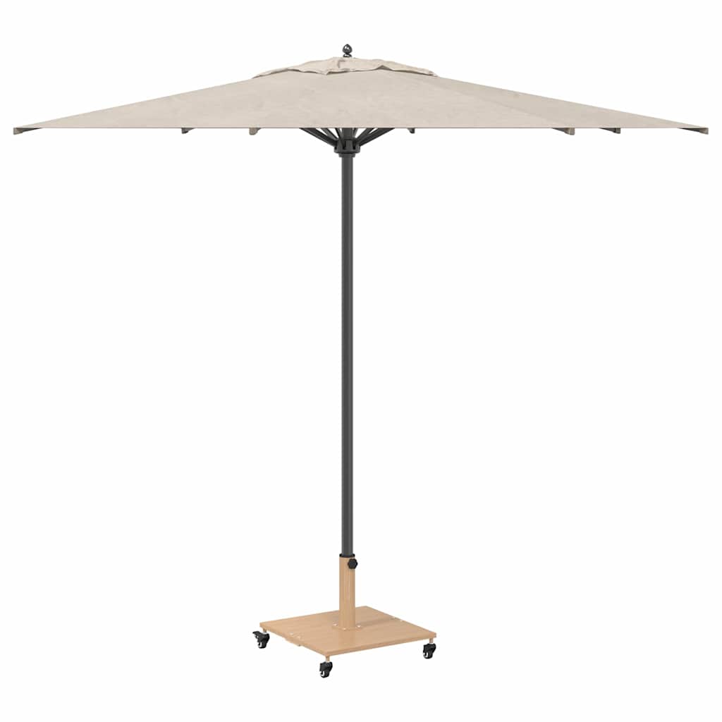 Vidaxl parasolvoet licht hout 45 x 45 x 31,5 cm