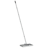Vidaxl tuinhark zilver 45 x 25 x 200 cm roestvrij staal