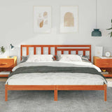 Vidaxl bedframe wasbruin 180 x 200 cm massief grenenhout