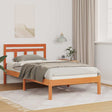 Vidaxl bedframe bruin 80 x 200 cm massief grenenhout