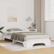Vidaxl bedframe wit 100 x 210 cm massief grenenhout