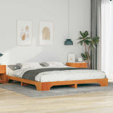 Vidaxl bedframe bruin 180 x 210 cm massief grenenhout
