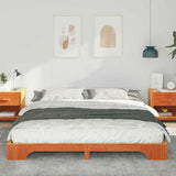 Vidaxl bedframe bruin 180 x 220 cm massief grenenhout