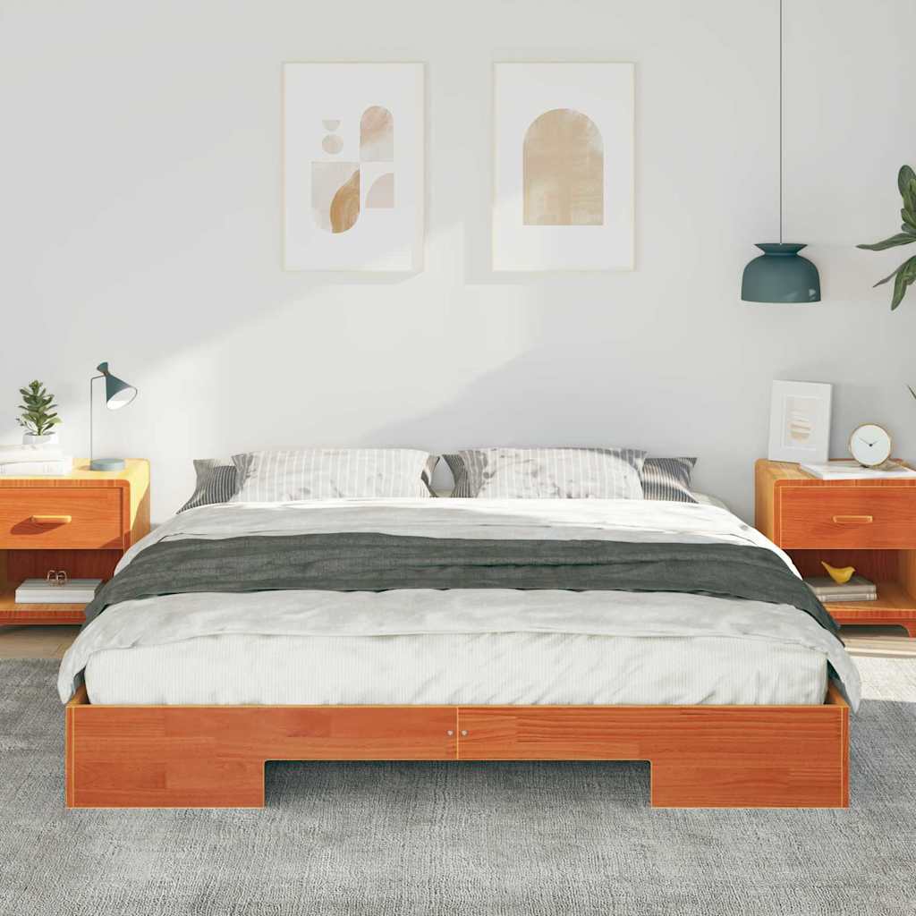 Vidaxl bedframe bruin 200 x 200 cm