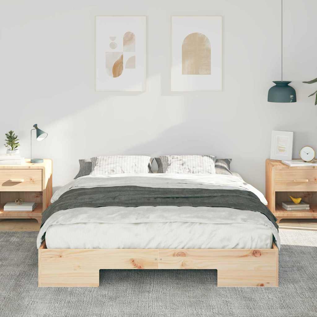 Vidaxl bedframe bruin 150 x 200 cm