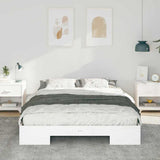 Vidaxl bedframe wit 140 x 200 cm