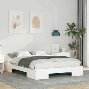 Vidaxl bedframe wit 120 x 200 cm
