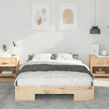 Vidaxl bedframe bruin 140 x 190 cm