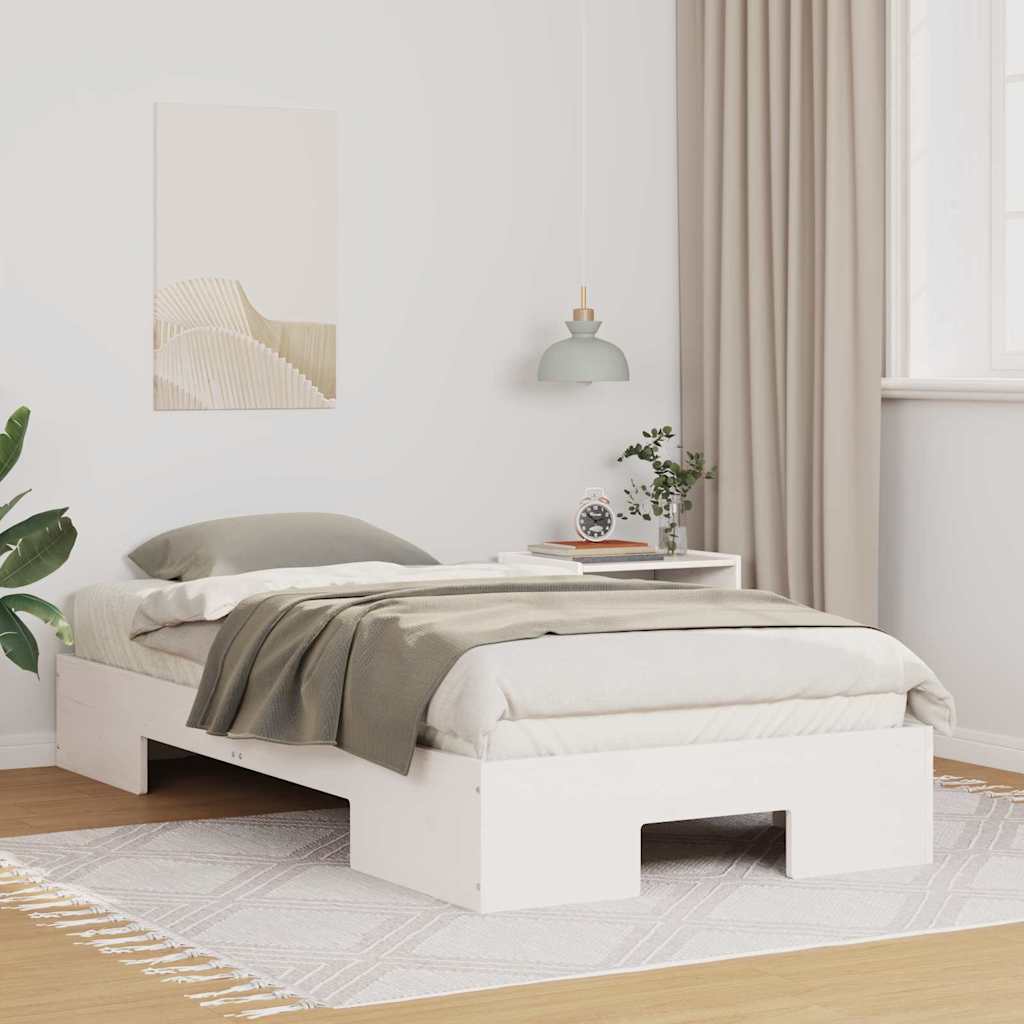 Vidaxl bedframe wit 90 x 200 cm