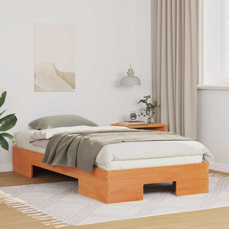 Vidaxl bedframe bruin 90 x 200 cm