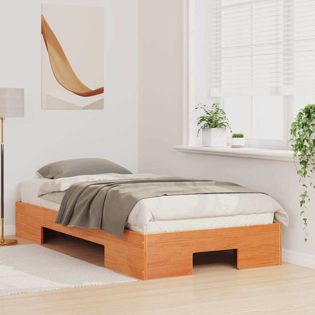Vidaxl bedframe bruin 90 x 200 cm