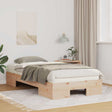 Vidaxl bedframe bruin 80 x 200 cm