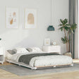 Vidaxl bedframe wit 135 x 190 cm massief grenenhout