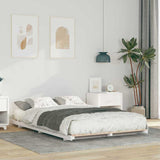 Vidaxl bedframe wit 120 x 190 cm massief grenenhout