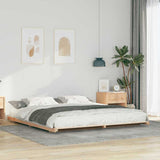 Vidaxl bedframe bruin 180 x 210 cm massief grenenhout