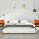 Vidaxl bedframe wasbruin 200 x 210 cm massief grenenhout