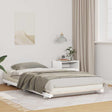 Vidaxl bedframe wit 90 x 220 cm massief grenenhout