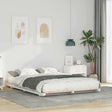 Vidaxl bedframe wit 140 x 220 cm massief grenenhout