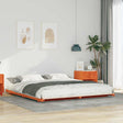 Vidaxl bedframe wasbruin 200 x 220 cm massief grenenhout