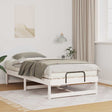 Vidaxl bedframe wit 75 x 190 cm massief grenenhout