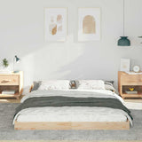Vidaxl bedframe bruin 160 x 210 cm massief grenenhout