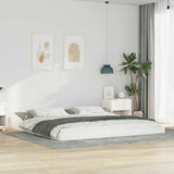 Vidaxl bedframe wit 200 x 210 cm massief grenenhout