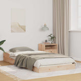 Vidaxl bedframe naturel 100 x 220 cm massief grenenhout