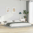 Vidaxl bedframe wit 200 x 220 cm massief grenenhout