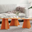 Vidaxl salontafel 3 st wasbruin 49 x 49 x 30 cm