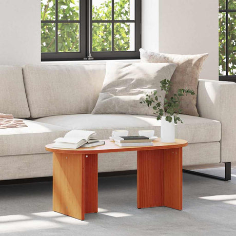 Vidaxl salontafel wasbruin 80 x 39,5 x 35 cm massief grenenhout