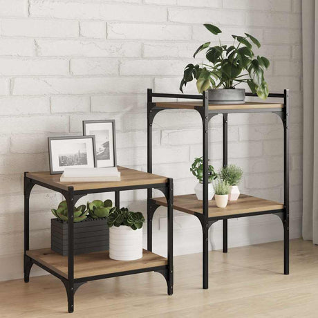 Vidaxl boekenplank bord 3-laags 4 st 40 x 40 x 1,5 cm bewerkt hout