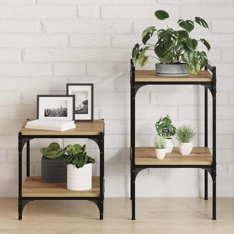 Vidaxl boekenplank bord 3-laags 4 st 40 x 40 x 1,5 cm bewerkt hout