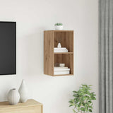 Vidaxl tv-meubelset 37 x 37 x 72 cm artisan eiken bewerkt hout