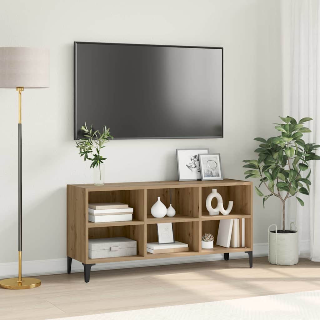 Vidaxl tv-meubelset 103,5 x 30 x 50 cm bruin geconstrueerd hout
