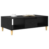 Vidaxl salontafel zwart eiken 102 x 55 x 35 cm bewerkt hout