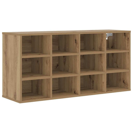 Vidaxl schoenenkast artisan eiken 103 x 30 x 51 cm bewerkt hout