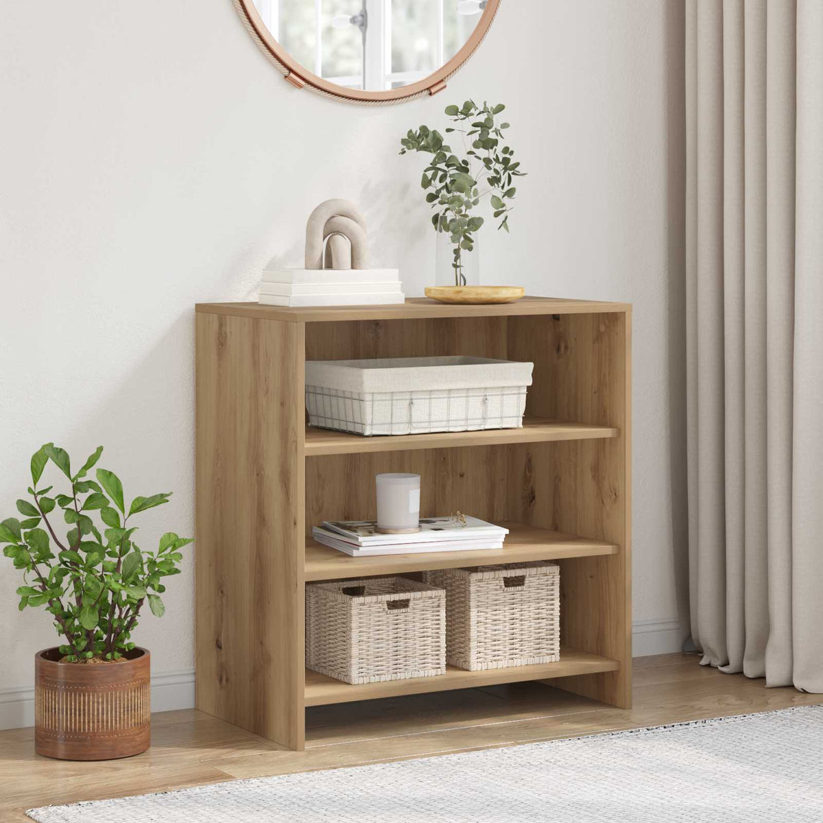 Vidaxl dressoir bruin 70 x 41 x 75 cm bewerkt hout