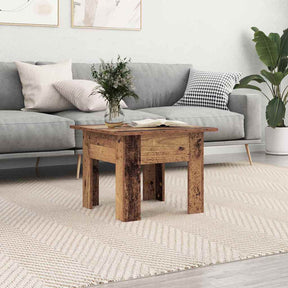 Vidaxl salontafel oudhout 55 x 55 x 42 cm bewerkt hout