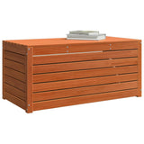 Vidaxl opslagdoos bewerkt hout 101 x 50,5 x 46,5 cm wasbruin