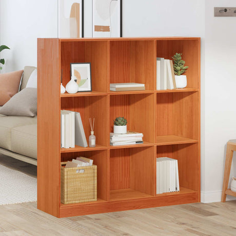Vidaxl boekenkast wasbruin 104 x 33 x 110 cm massief grenenhout