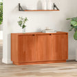 Vidaxl dressoir bruin eiken 111 x 34 x 60 cm massief grenenhout
