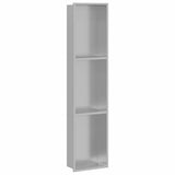 Vidaxl douche niche zilver 90 x 20 x 9,5 cm roestvrij staal
