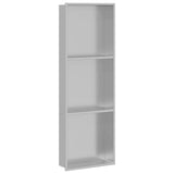 Vidaxl douche niche zilver 90 x 30 x 9,5 cm roestvrij staal